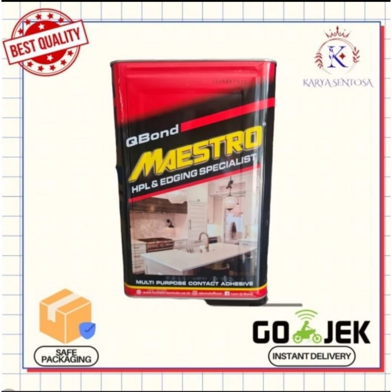 

Lem Kuning QBond Maestro Blek 10KG