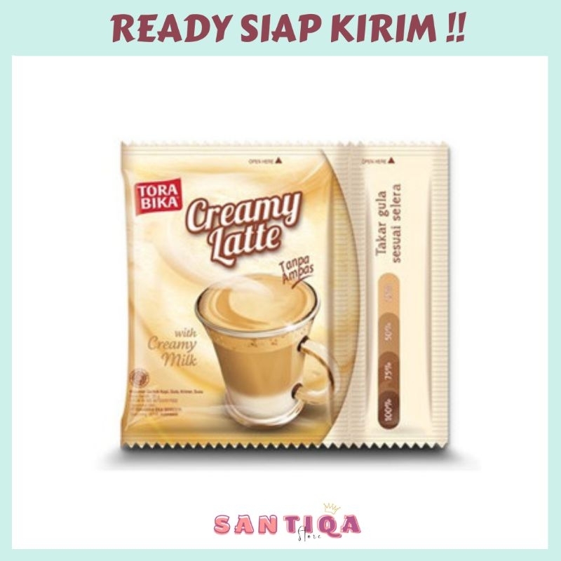 

Torabika creamy latte 1 Renceng Isi 10 pcs