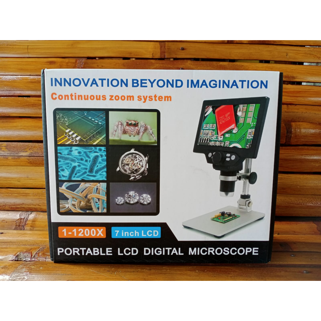 PORTABLE LCD DIGITAL MICROSCOPE 1-1 1200X