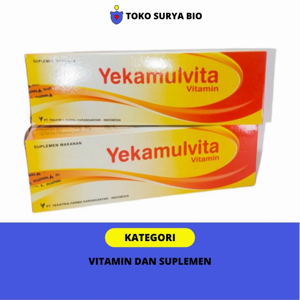 YEKAMULVITA YEKATRIA VITAMIN MULTIVITAMIN