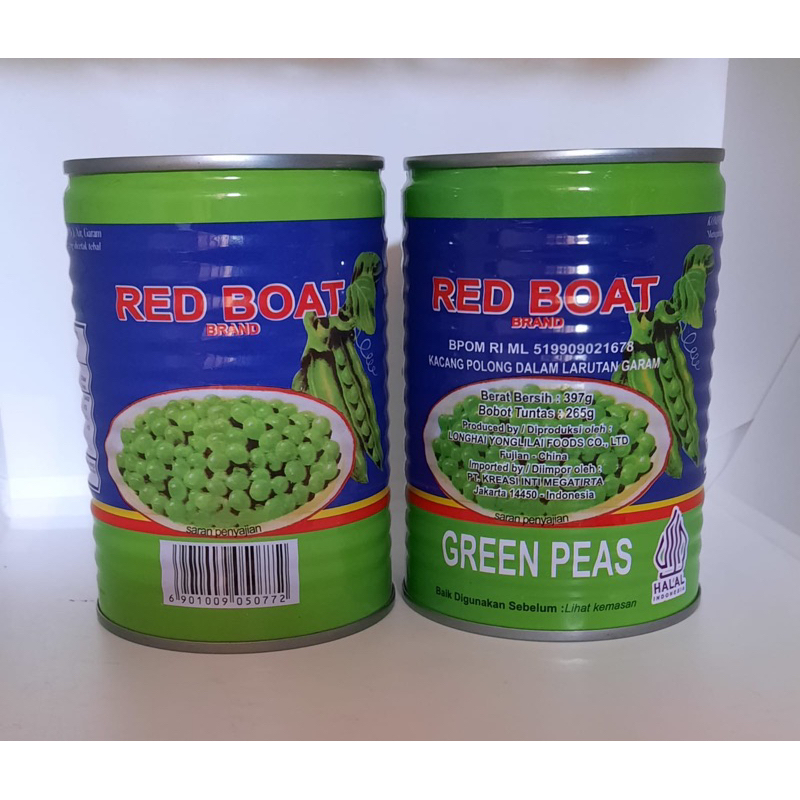 

Kacang Polong / Green Peas Red Boat Brand