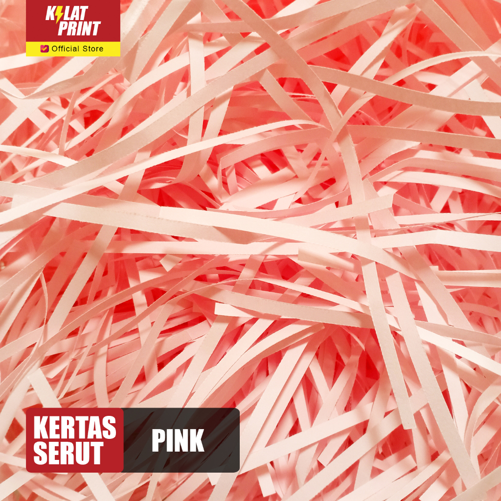 

Kertas Serut Cacah Paper Shredder Hampers Pink (Merah Muda)