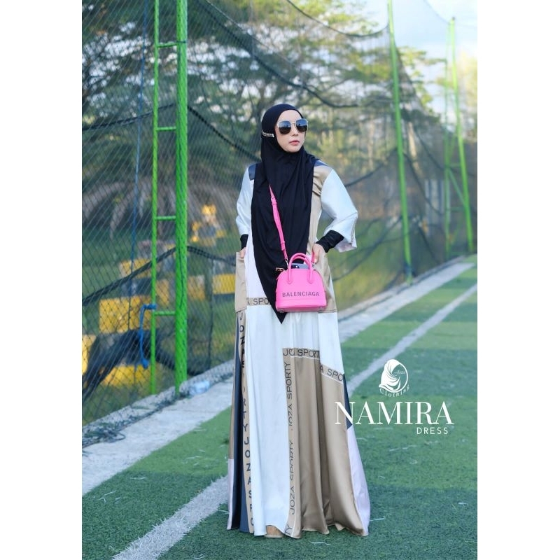 JOZA CLOTHING]GAMIS SYARI/DRESS SET "NAMIRA SPORTY DRESS" By Joza Clothing