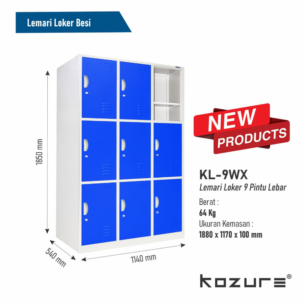 KOZURE KL-9WX Loker Besi