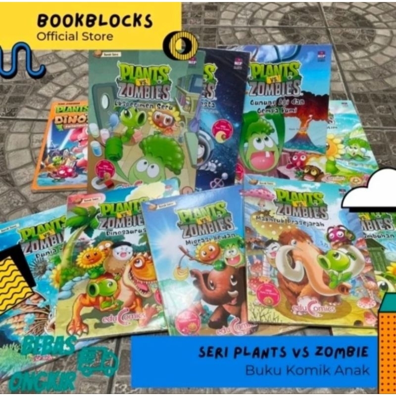 BUKU KOMIK SAINS ANAK - PLANTS VS ZOMBIE [PART 4]