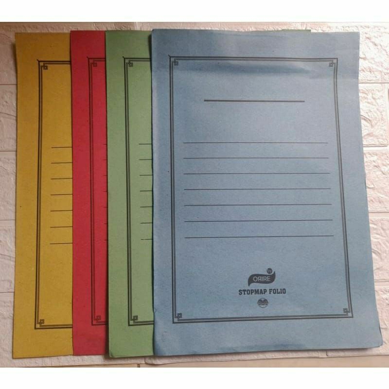 

(Min CO 2) STOPMAP FOLIO WARNA WARNI | MAP KERTAS SEKOLAH DAN KANTOR