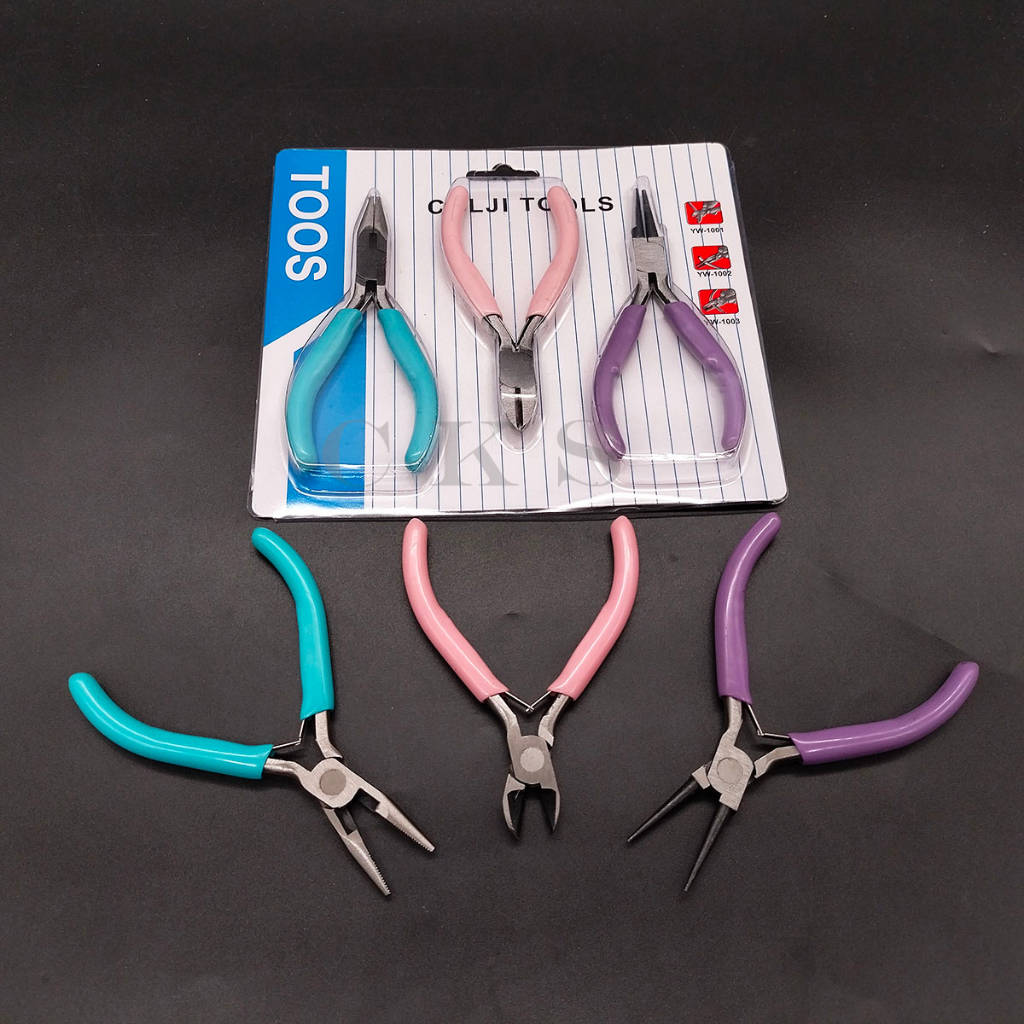 tang set aksesoris / tang kerajinan (isi 3 tang)