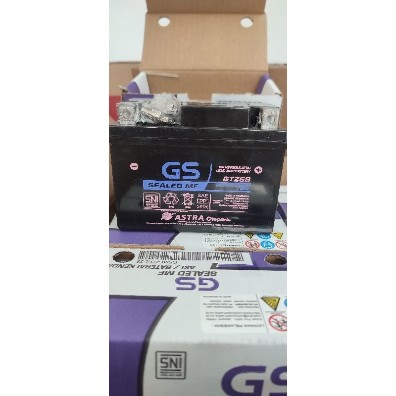 Aki kering GS Astra motor BEAT, KHARISMA, SUPRA X 125 DLL