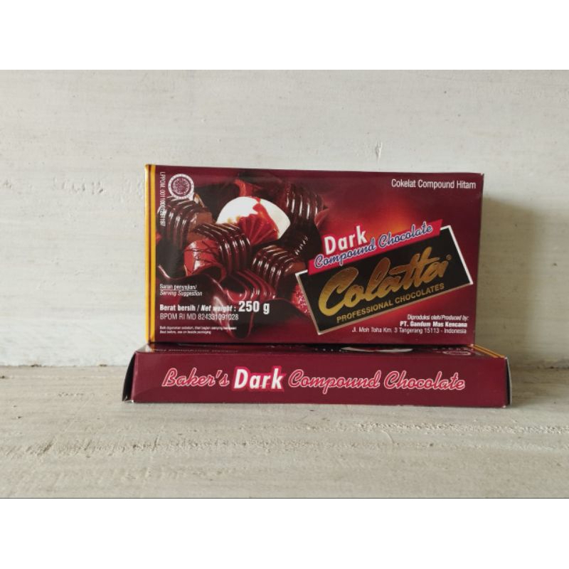 

Colatta Dark Compound Chocolate 250gr