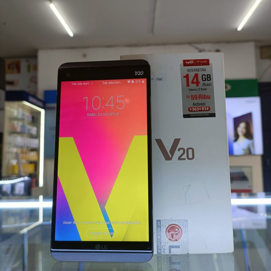 LG V20 4/64GB SECOND SEKEN 4 64 RAM 4GB INTERNAL 64 FULL SET MULUS