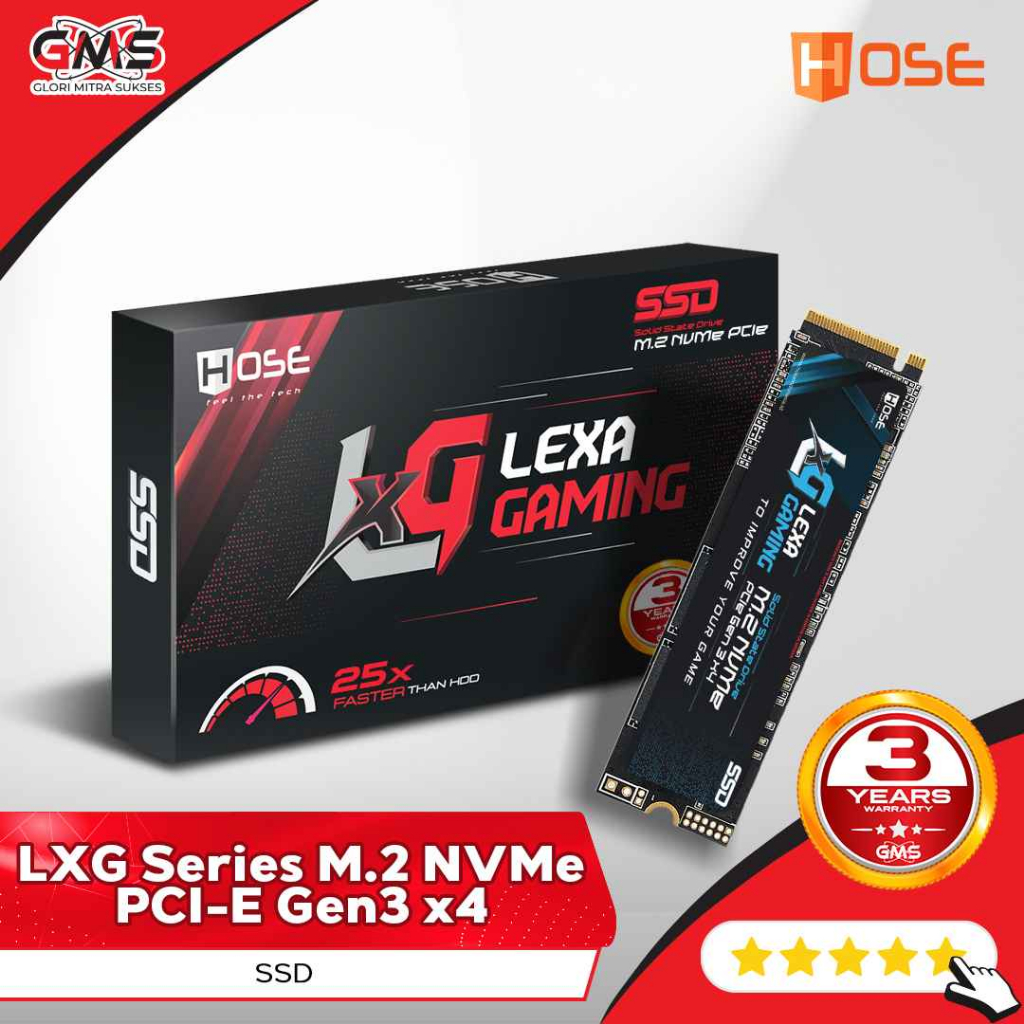 Hose LXG Series SSD M.2 NVMe PCI-E Gen3 x4 128GB/256GB/512GB/1TB/2TB/4TB