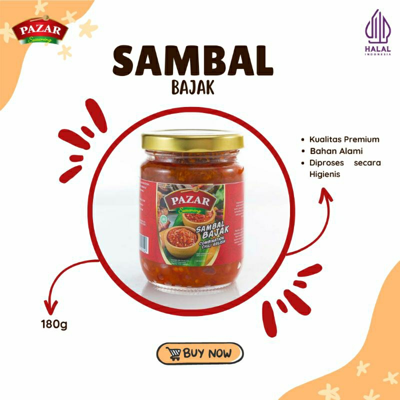 

Sambal Bajak | Pazar (180g)