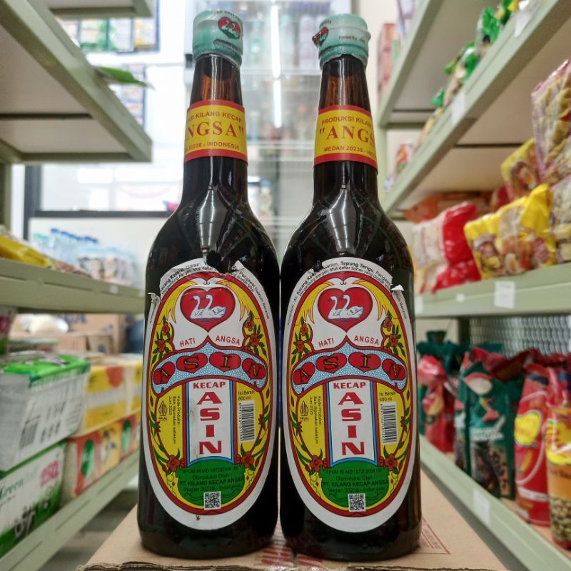 

Kecap Asin Botol Hati Angsa 600 MI