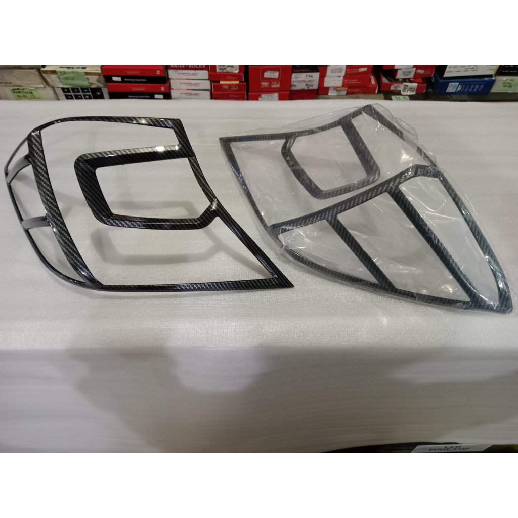 GARNISH LAMPU BELAKANG MOBIL HONDA ALL NEW BRIO 2023 FERRARI VARIASI