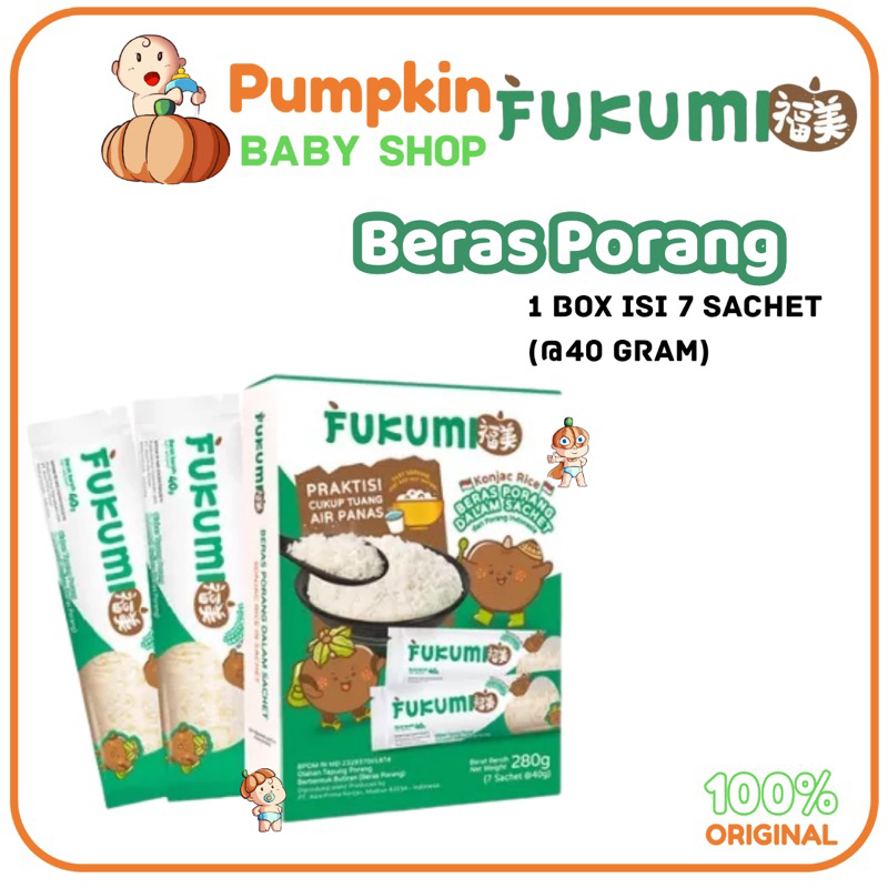 

FUKUMI Beras Porang Kemasan Box isi 7sachet