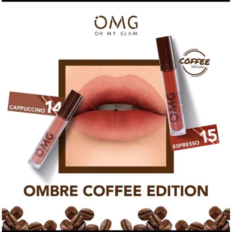 paket ombre OMG Lipcream OMG ombre coffee edition LIPCREAM OMG ombre OMG lip