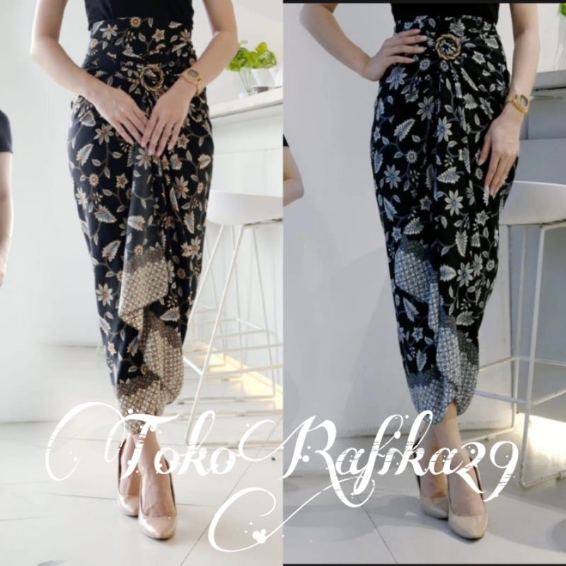 Rok lilit serut bawahan kebaya/rok lilit modern/rok lilit motif