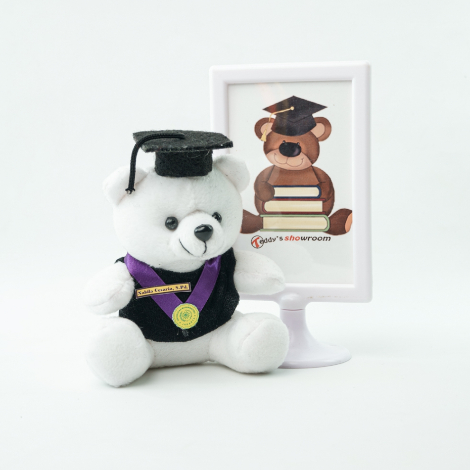 Boneka Wisuda Toga Set Mini / souvernir toga set / boneka accesories buket