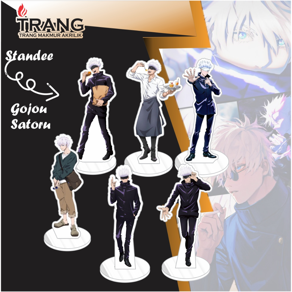 Standee Figure Akrilik Gojou Satoru Jujutsu Kaisen / Standing Action figure Acrylic Gojou Satoru Juj