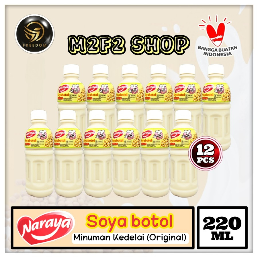 

Naraya Minuman Susu Kedelai | Soya Botol Pet - 220 ml (Kemasan 12 Pcs)