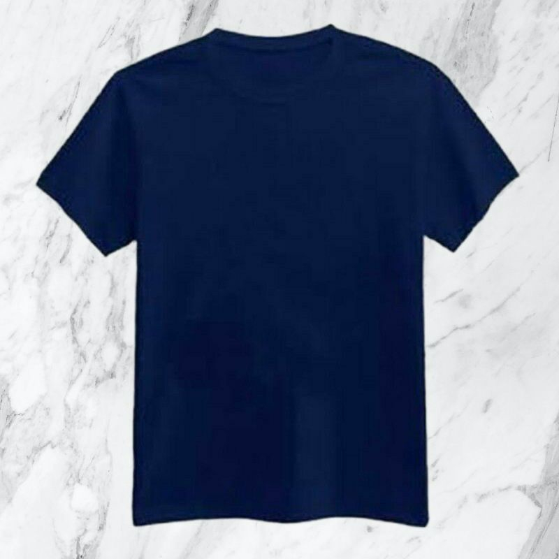 Kaos oblong polos pria wanita dewasa cotton combed semi 30s M,LXL