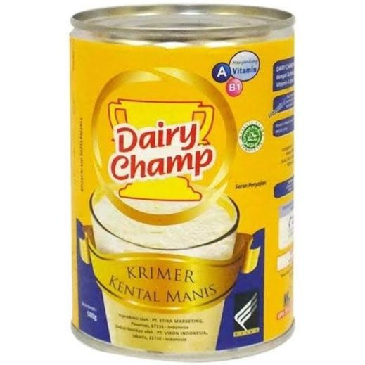 

DAIRY CHAMP 480g KALENG KENTAL MANIS SUSU