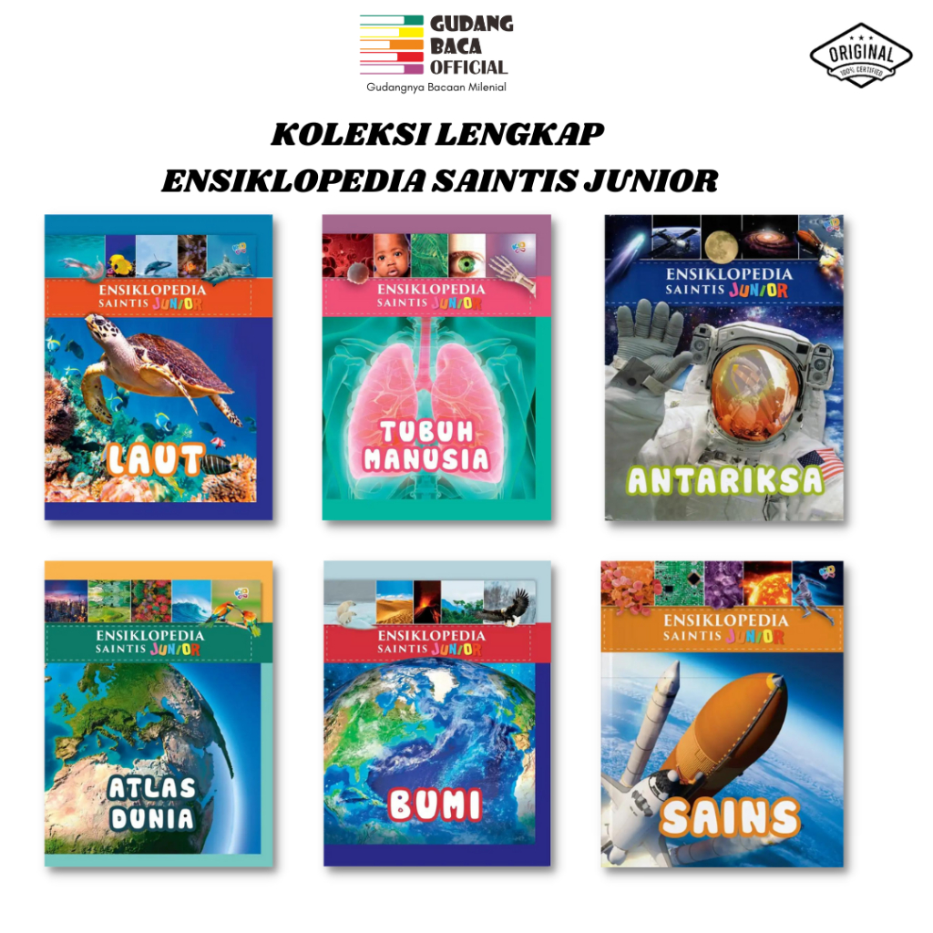 Ensiklopedia Saintis Junior Bumi - Ensiklopedia Saintis Junior Antariksa - Ensiklopedia Saintis Juni