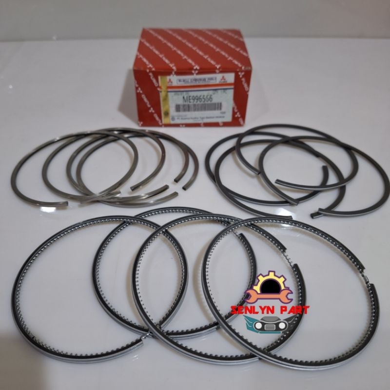 RING PISTON RING SEHER SET MITSUBISHI PS125 PS 125 4D34T CANTER TURBO BARU ORI GARANSI