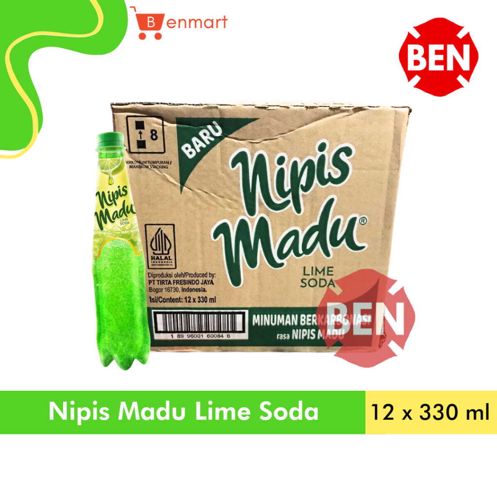 

Nipis Madu Lime Soda 1 Dus 12 Botol 330ml 330ml Mayora Jeruk Karton