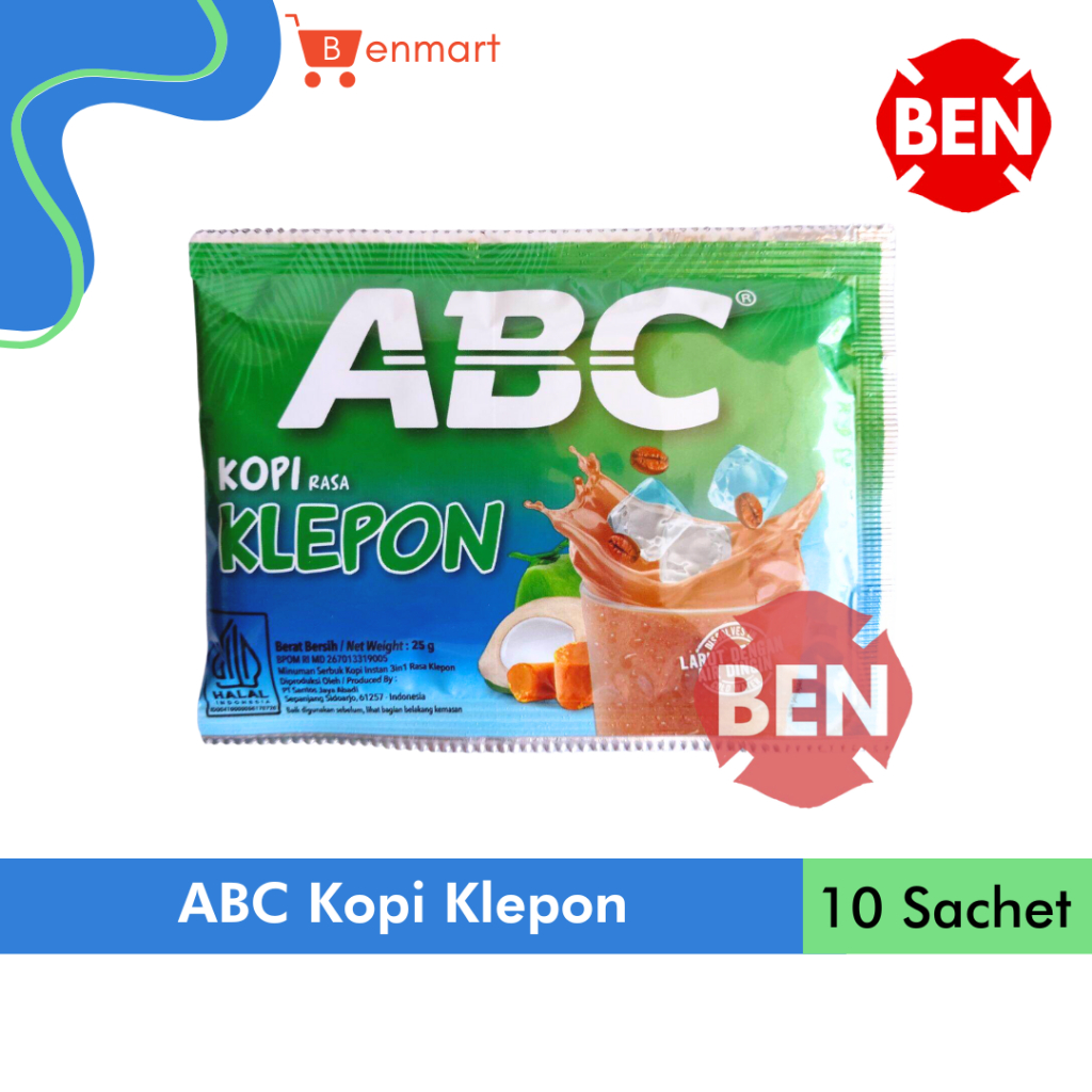 

ABC Kopi KLEPON 1 Renceng 10 Sachet Dingin Freeze Kelapa Aren Hijau