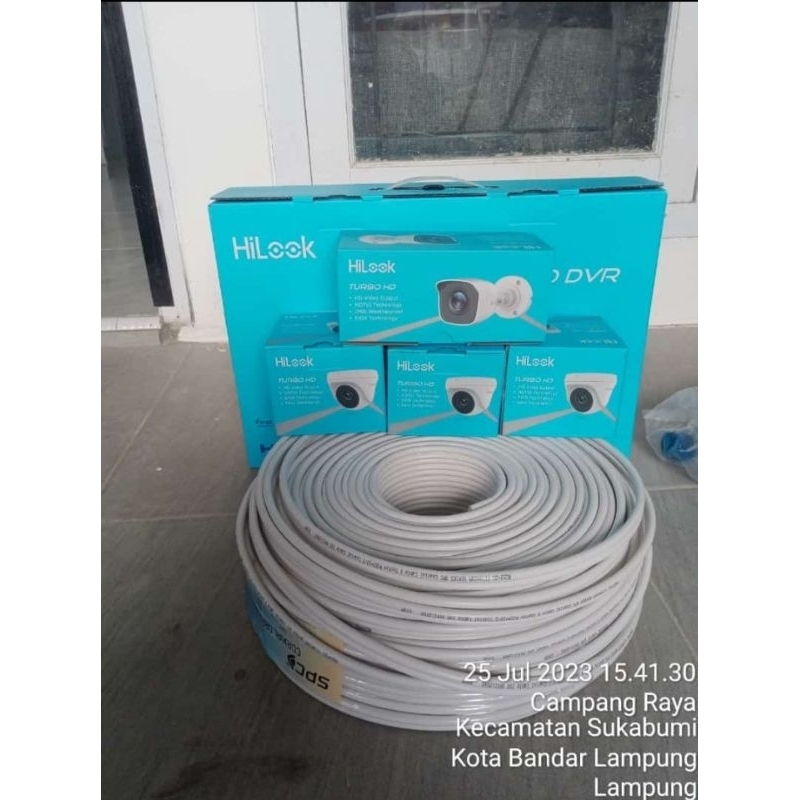PAKET CCTV 4 CHANNEL HILOOK