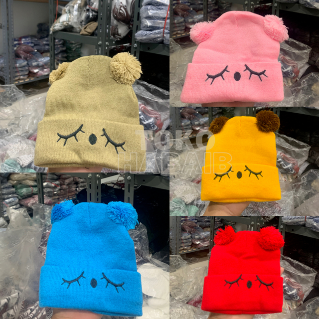 (Anak 1-6 tahun) Kupluk  TRIBAL Rajut Sweater Woll Adem Lucu Tribal Angry Birds Two Tone Peci Topi B