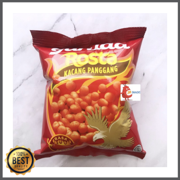 

[PROMO!!] Garuda Rosta Kacang Panggang 11gr Satuan - kacang nikmat - Pedas Limited