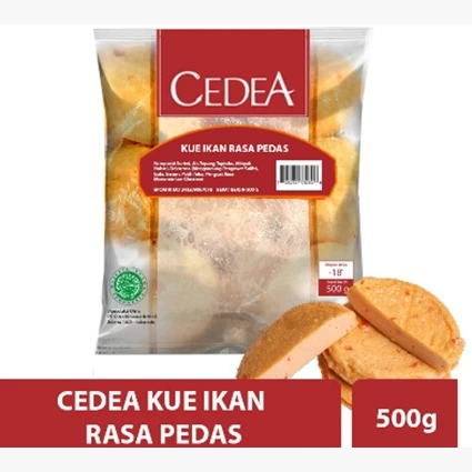 

Cedea Kue Ikan Pedas 500gr | Kue Ikan Pedas Cedea Frozen Food 500gr