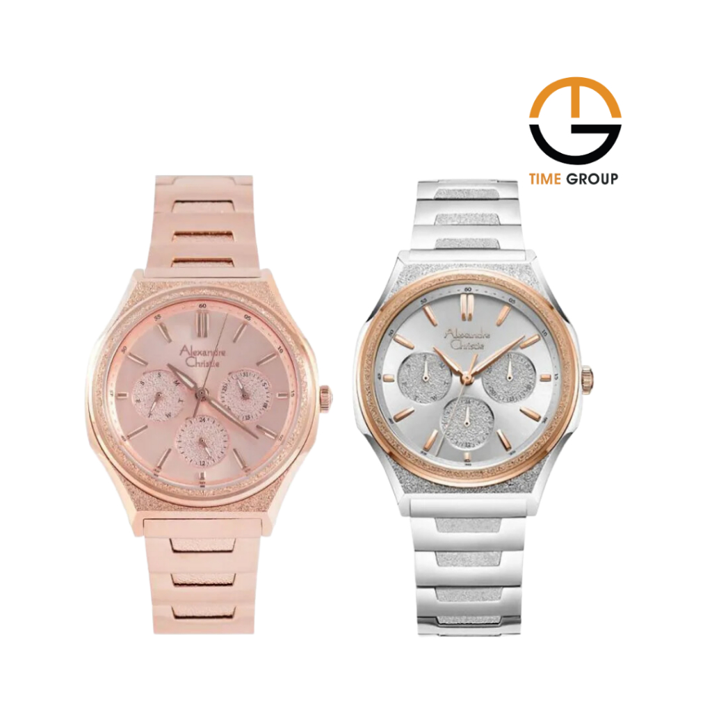 JAM TANGAN WANITA ALEXANDRE CHRISTIE AC2A09 AC 2A09 BF STAINLESS STEEL