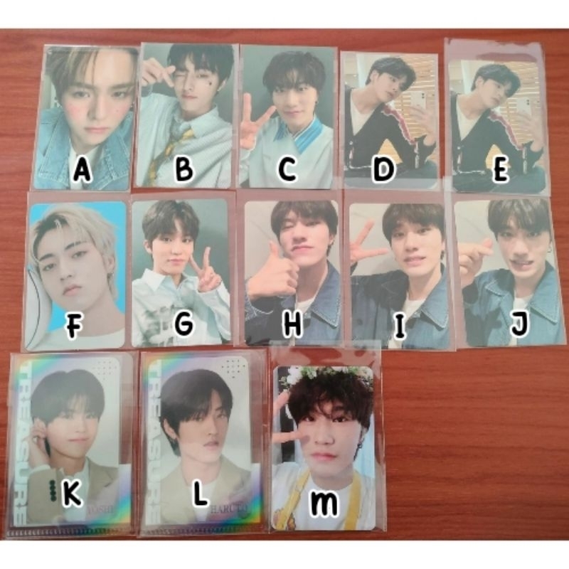 Treasure Photocard Rare Summergood 2021 Booth trace wonderwall 2022 denim set Tc pop up shibuya bloo