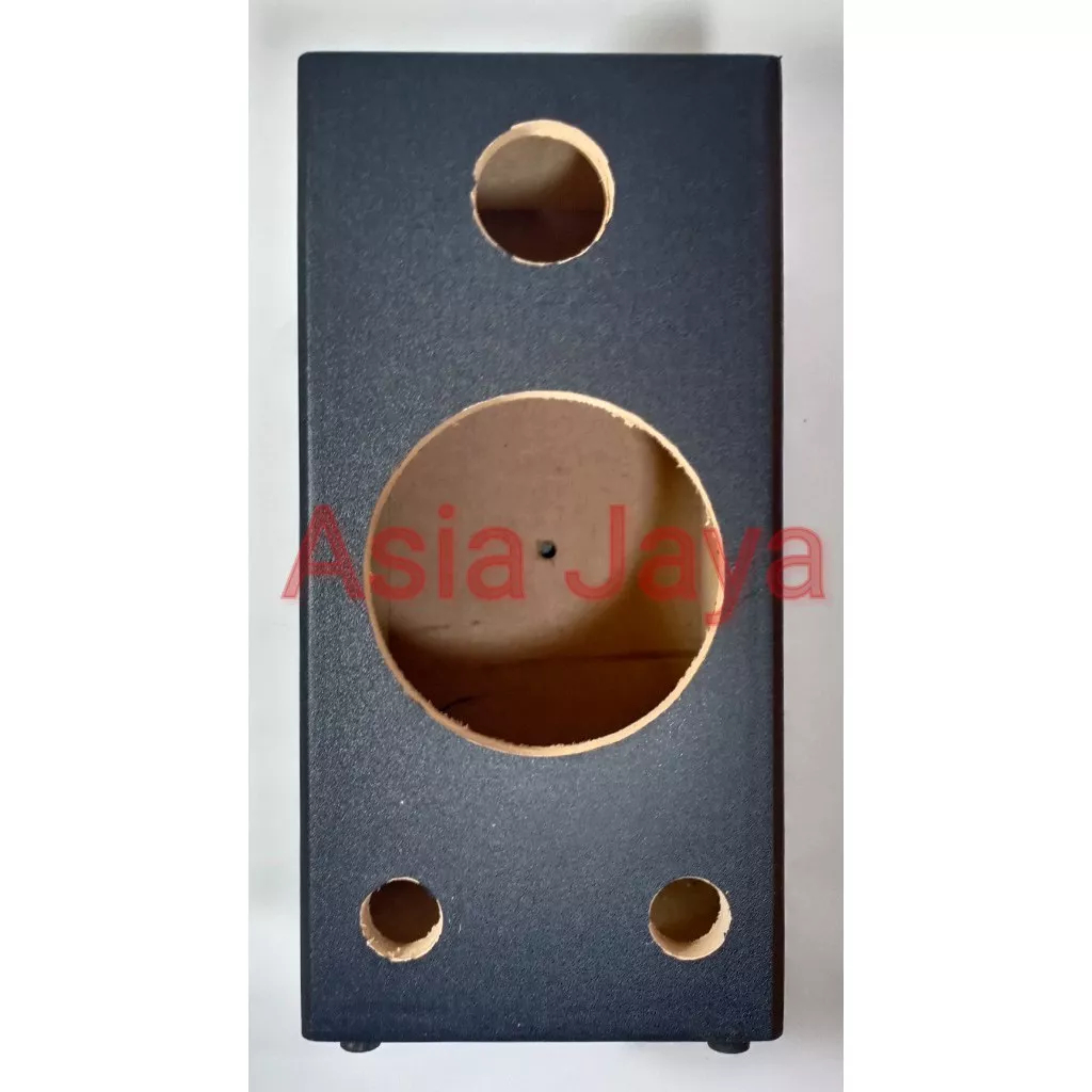 Box Speaker 6 Inch Panjang Hitam PVC