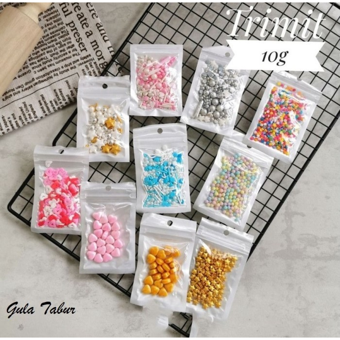 

RB S5001 50 Gram Sprinkle Gula Tabur Trimit Edible Sugar Hias Dekor Tart