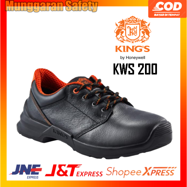 Sepatu Safety King KWS 200 Hitam Original - Safety Shoes King 200 Hitam Original