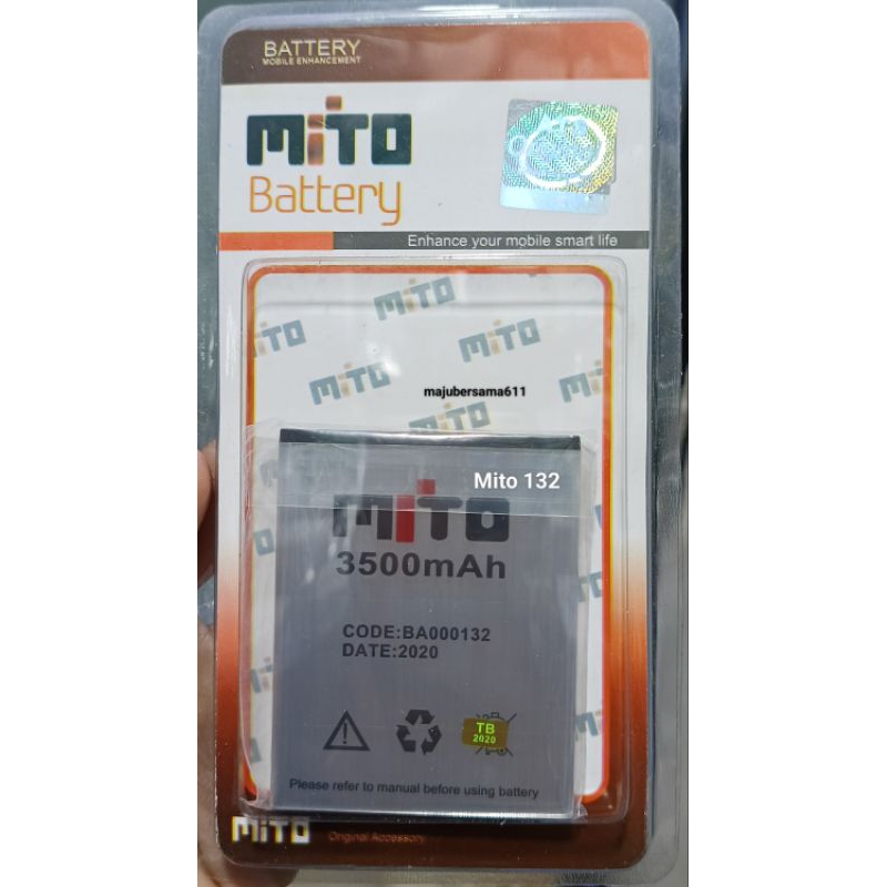 Baterai hp Mito 132 | A880 | A990 baterai hp Mito BA 000132