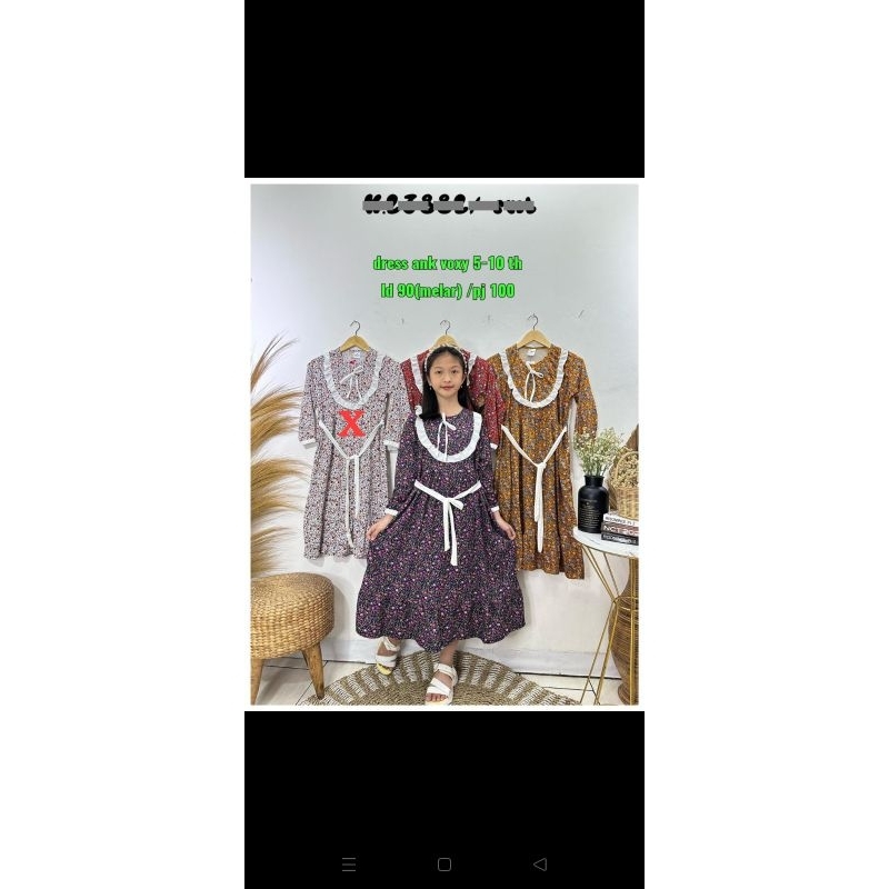 gamis anak voxy