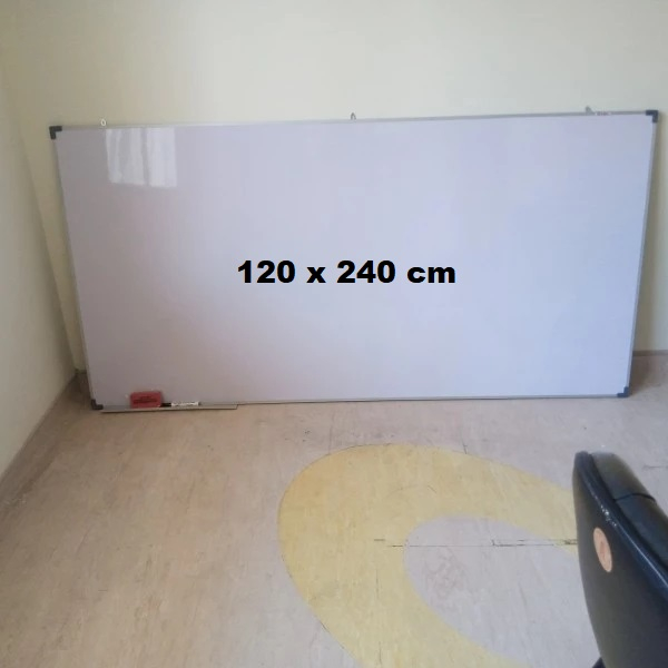 

whiteboard gantung double face 120 x 240 cm