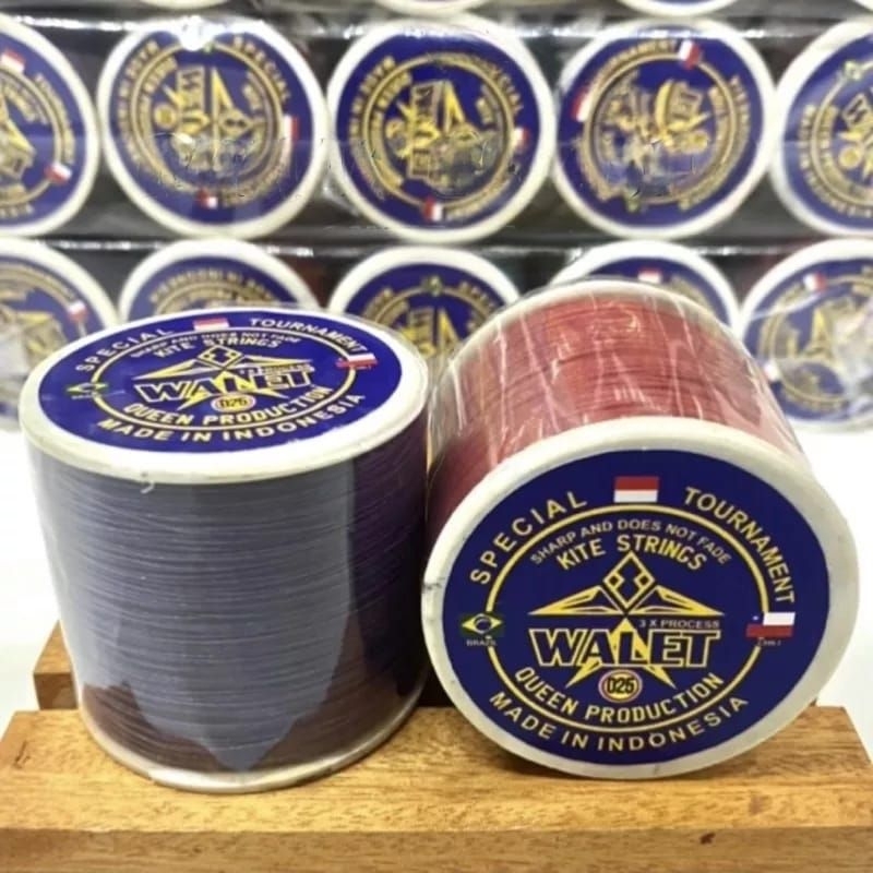 gelasan BOGEL WALET BIRU matot 025/1500y benang gelasan turnamen