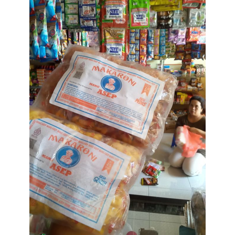 

makroni asep pedas asin 1bal isi25pack