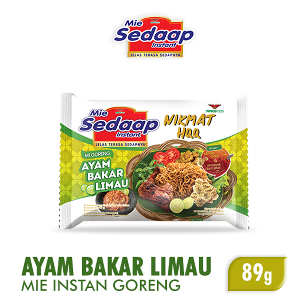 

Sedaap Mie Mie Instant Goreng Ayam Bakar Limau 89G