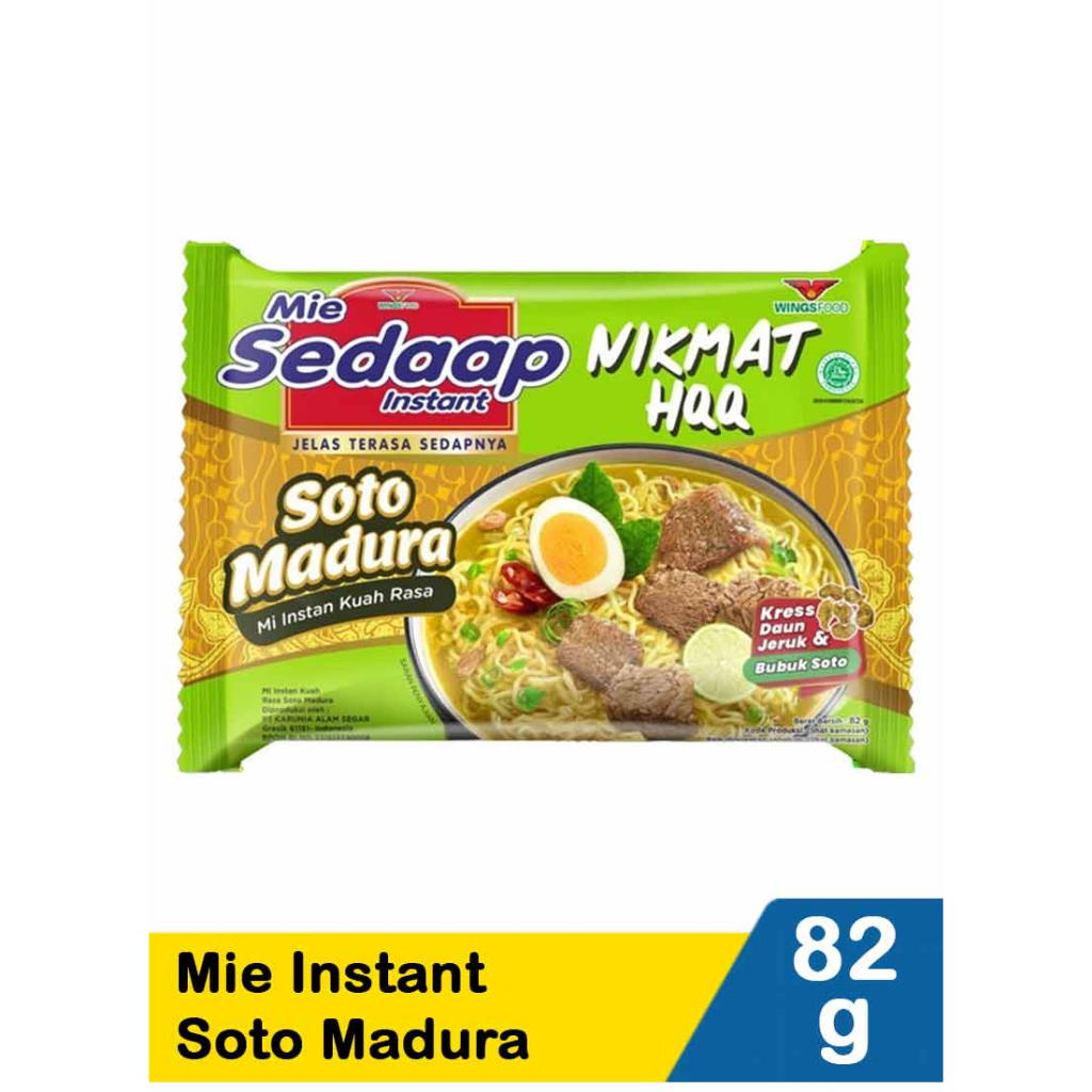 

Sedaap Mie Mie Instant Soto Madura 82G