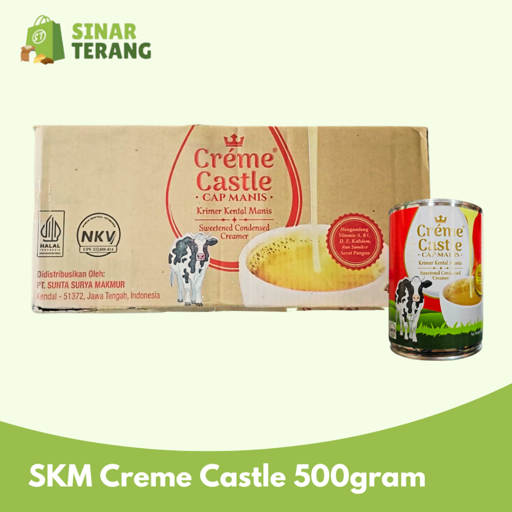 

susu CREME CASTLE 500g kental manis cream Castel 500 gram