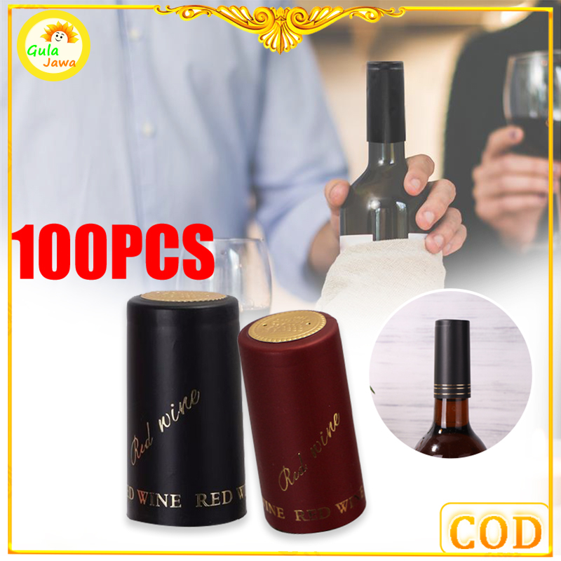 100pcs Segel Tutup Botol Plastik Segel Botol Diameter Botol Kaca Botol Plastik Heat Shrink Segel Bot