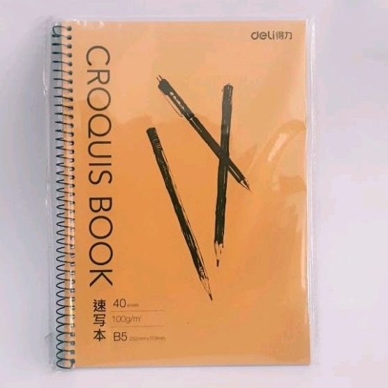 

Deli Croquis Book B5 No.7697. Buku sketsa B5