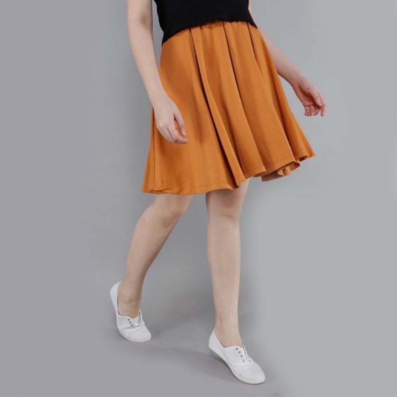 Rok Flare coklat muda